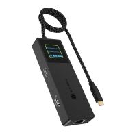 base para portatiles icy box spade dock 4038 usb-c 100w hdmi 4k ethernet