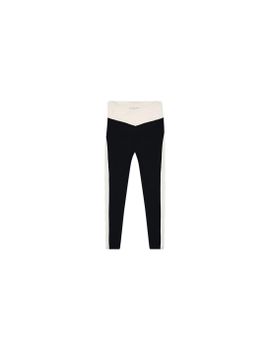 Mallas Black Limba Shadow Line Mujer Negro & Crema