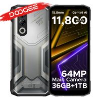 telefono robusto doogee blade20 max con pantalla de 120hz 36 go de ram 12 24 1 to de rom bateria gemini ai de 11800 mah smartphones android 15