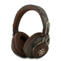 auriculares guess gubhs72p4fc4m inalambricos bluetooth 53 con cancelacion de ruido marron