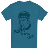 star trek camiseta boom spocka laka para hombre