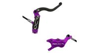 hope xcr pro e4 disc break   trasero morado negro latiguillo