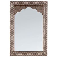 espejo de pared rectangular marroqui moderno 60 x 90 color cobre pali