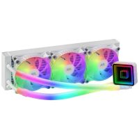 mars gaming ml-ultra360 kit de refrigeracion liquida premium argb blanca