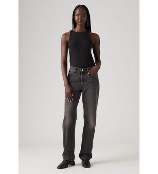 Levi's para mujer. A1959-0078 Jeans 501 '90s negro (30/30), Casual, Algodón, Denim