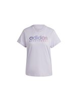 camiseta adidas linear spw gt mujer lila