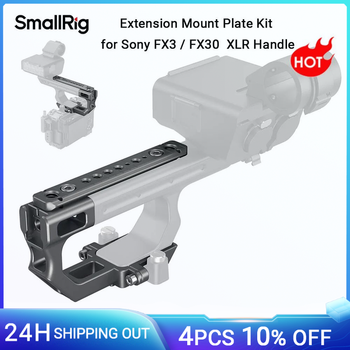SmallRig-Kit de placa de montaje de extensión FX30 para MANGO Sony FX3 / FX30 XLR, con puntos de montaje de liberación rápida HawkLock-4830
