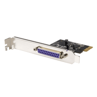 1-port parallel pcie card - pci express to parallel db25 lpt c ar