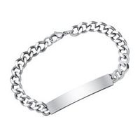 moderna pulsera blindada de acero inoxidable