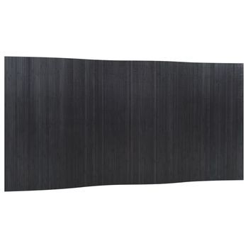 Biombo Divisor De Bambú Gris Ancho 400 Cm Alto 165 Cm Vidaxl