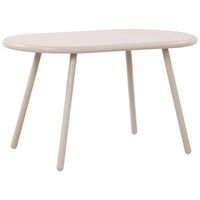 mesa de centro velva plastico gris claro 45x80x45 cm clp