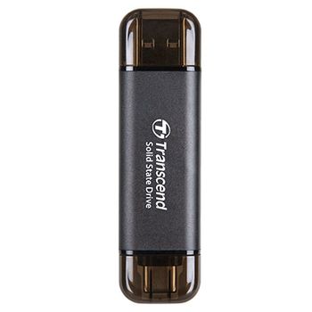 Transcend ESD310C 256GB Externo SSD USB 3.2 Gen 2 1050MB/s + Thunderbolt + Aluminio