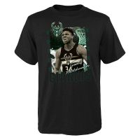 camiseta giannis antentokounmpo bucks - junior celebration outerstuff