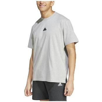 adidas Camiseta T-shirt ample gris para hombre