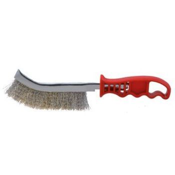 Cepillo Manual Con Mango Plástico De Inox Ondulado Filamento Ø 0.30 Mm Osborn 0008462391