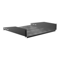 kimex bandeja fija para armario rack 19 2u