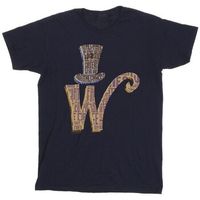 willy wonka camiseta w logo hat para hombre