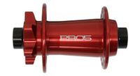 bujes delanteros hope pro 5 de 32 agujeros   boost 15x110 mm   6 agujeros   rojo