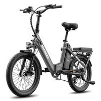 bicicleta electrica fafrees f20 flex- motor 250w bateria 36v25ah 95km - negro
