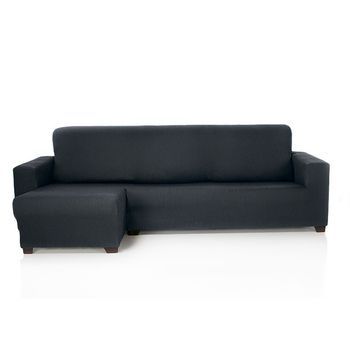 Funda De Sofá Chaise Longue Elástica Strada Brazo Izquierdo Corto, Gris. Funda Para Sofá Chaise Longue Elástica
