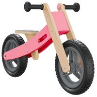 vidaxl bicicleta sin pedales para ninos rosa