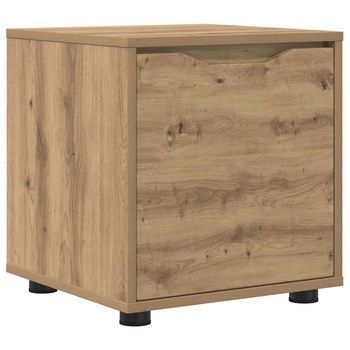 Gabinete De Baño | Armario De Baño Roble Artesanal 40,5 X 40 X 44 Cm