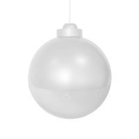 lampara de suspension  metal y globo d35 cm