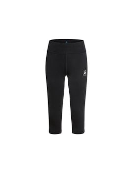 Mallas de Running Odlo Tights 3/4 Essential Mujer Negro