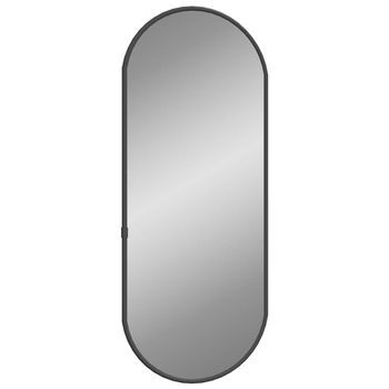 Espejo De Pared Ovalado Negro 50x20 Cm Vidaxl