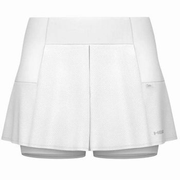 Falda Head Performance Blanco Plata