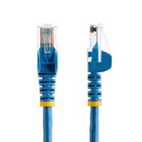 cable de red startech cat5e utp 10 m azul rj45 sin enganches