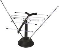 transmedia fz10l - antena de television para interior 47-860 mhz vhf-uhf 75 ohm cable de 1 m