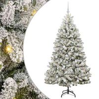 arbol de navidad artificial verde y 180 cm pvc y metal vidaxl