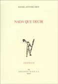 nada que decir
