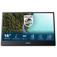 monitor philips 3000 series 16b1p3302d00 156 1080p 75hz ips usb-c low blue light portatil vesa