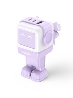 cargador para movil varios robot usb-a2c 65w purple