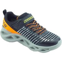 skechers deportivas moda 401650l lights novlo black para nino