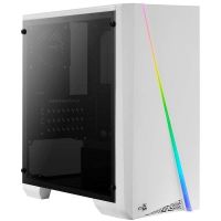 aerocool cylon mini rgb usb 30 con ventana blanca