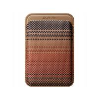 pitaka cartera magnetica tejida compatible con anillo magnetico sunset