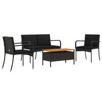 conjunto de jardin  mueble de jardin con cojin acero