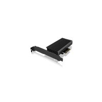 tarjeta de interfaz icy box ib-pci214m2-hsl pcie 40 m2 negro pasivo