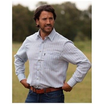 Walker And Hawkes Camisa manga larga - para hombre