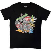 dessins animes camiseta cool para mujer