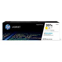 hp 207a toner original laserjet amarillo