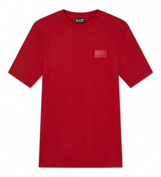 EA7 para hombre. 7M001357_AF13862 Camiseta Lux Identity rojo (XL), Casual, Viscosa, Manga corta