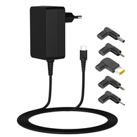 cargador leotec notebook usb-c 45w  5 puntas