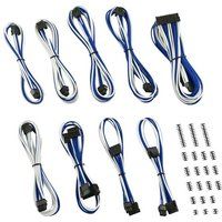 cablemod classic modmesh rt-series asus rogseasonic cable kit - white  blue white