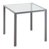 mesa de comedor 75x75x75 cm gris