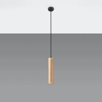 lampara colgante zori madera natural