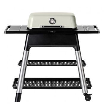 Everdure Force By Heston Blumenthal Barbacoa De Gas Con 2 Quemadores, Cuerpo De Aluminio Fundido, Piedra